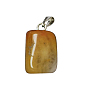 Natural & Synthetic 24 Style Mixed Stone Pendants, with Brass Clasps