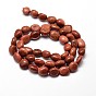 Synthetic Goldstone Beads Strands, Tumbled Stone, Nuggets, 5~10x6~7x3~7mm, hole: 1mm, about 14.9 inch ~15.7 inch
