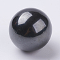 Магнитные гематит синтетические шарики, сфера драгоценного камня, нет отверстий / незавершенного, круглые