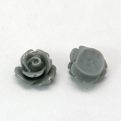 Resin Cabochons, Flower, 10x6mm