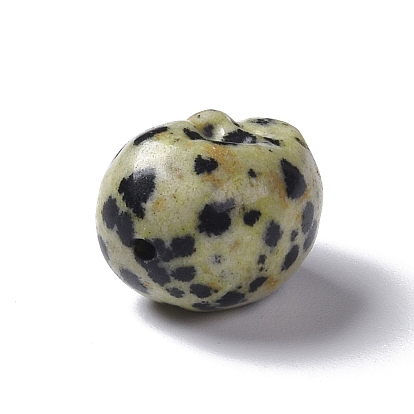 Natural Dalmatian Jasper Beads, Skull