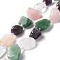 Natural Mixed Gemstone Beads Strands, Tumbled Stone, Nuggets