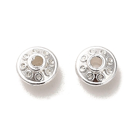 Long-Lasting Plated Alloy Beads, Rondelle