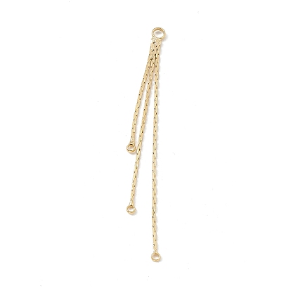 Brass Coreana Chains Tassel Big Pendants