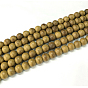 Natural Camphor Wood Beads Strands, Round, Dyed