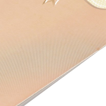 Cartes d'affichage rectangle bowknot boucle d'oreille, motif de petit gâteau