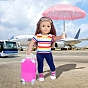 Parapluie de poupée en plastique, poupée faisant des fournitures