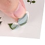 Waterproof Plastic Self Adhesive Stickers, Plant Pattern