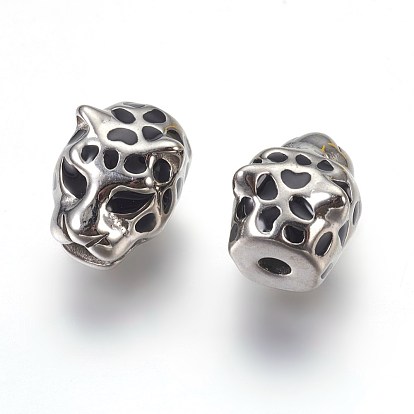 304 Stainless Steel Beads, Leopard