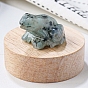 Резные фигурки лягушек из натуральных и синтетических драгоценных камней, для домашнего офиса настольный орнамент фэн-шуй
