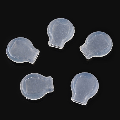 Comfort Silicone Clip on Earring Pads, Soft Anti-pain Pocket Style Cushions for for Clip-on Earrings
