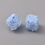 Resin Beads, with Crystal Rhinestone, Imitation Candy Food Style, Cube