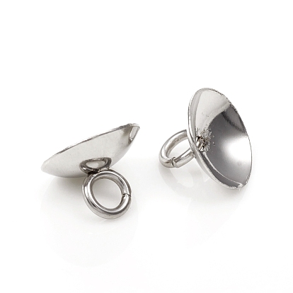 201 bails pendentifs en acier inoxydable, pour les pendants de couverture de bulle de verre de globe