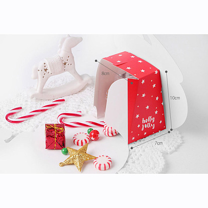 Sachets cadeaux en papier père noël renne, sacs de friandises de fête de Noël, pour les cadeaux de Noël, fournitures de fête pour enfants