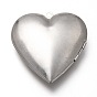 316 colgantes medallón de acero inoxidable, encantos marco de la foto para los collares, corazón