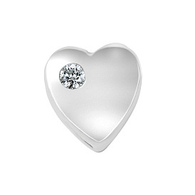 Alloy Heart Watch Band Studs, Metal Nails for Watch Loops Accesssories