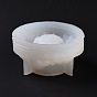 Moldes de silicona para cenicero con forma de volcán diy, moldes de almacenamiento, para resina, yeso, fabricación artesanal de cemento