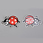 Computerized Embroidery Cloth Iron on/Sew on Patches, Appliques, Costume Accessories, Ladybug