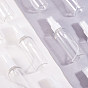 Transparent PET Plastic Perfume Spray Bottle Sets, with PP Plastic Funnel Hopper and PE Plastic Dropper, Round Shoulder