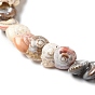 Naturelles en spirale de Shell brins de perles