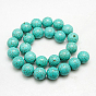 Synthetic Turquoise Beads Strands, Mixed Shapes, 10~30x10~15x7~10mm, hole: 1mm, 21~68pcs/strand, 16 inch