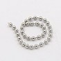 304 Stainless Steel Ball Chains, Decorative Chain