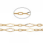 304 chaînes de figaro en acier inoxydable, losange et ovale, soudé, avec bobine