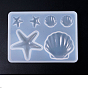 DIY Shell and Starfish Silicone Molds, Resin Casting Molds, Clay Craft Mold Tools