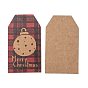 Бумажные подарочные бирки, бирки, с джутовым шпагатом, для рождественских украшений