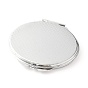 DIY Iron Cosmetic Mirrors, for Epoxy Resin DIY, Oval