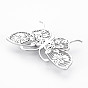 Butterfly Brooch, 201 Stainless Steel Insect Lapel Pin for Backpack Clothes, Nickel Free & Lead Free