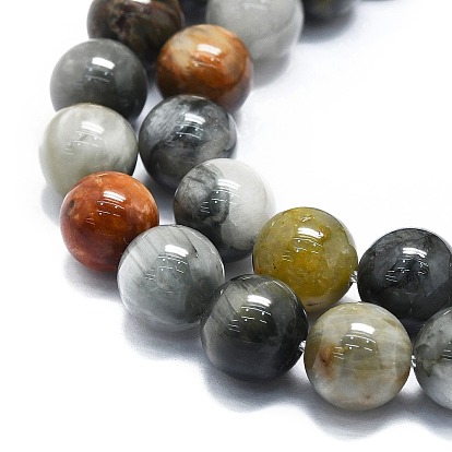 Natural Eagle Eye Stone Beads Strands, Round
