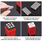 Iron Seal Stamps Set, for Imprinting Metal, Plastic, Wood, Leather, Including Number 0~8