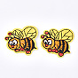 Informatisée broderie chiffon fer sur les patchs, accessoires de costumes, appliques, abeilles