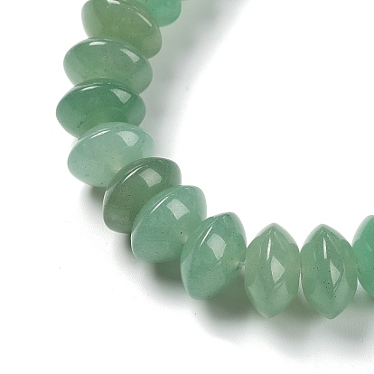 Natural Green Aventurine Beads Strands, Disc