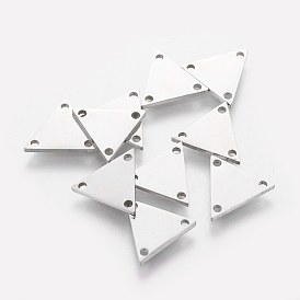 201 Stainless Steel Chandelier Componet Links, Triangle