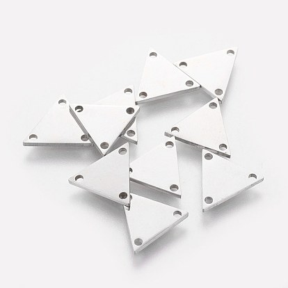201 enlaces de componentes de lámparas de acero inoxidable, triángulo