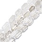 Naturelles cristal de quartz brins de perles, perles de cristal de roche, facette, pointu/puce à double terminaison