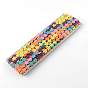 Flower Polyester Ribbon, for Gift Packing, 1/2 inch(13mm)x1mm, about 15yards/bundle(13.716m/bundle)