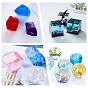 OLYCRAFT Resin Silicone Mold Ball Cube Pyramid Diamond Resin Molds with Kit Epoxy Casting Molds for Resin Jewelry Making and Soap Candle Casting
