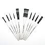 Paint Wood Brushes Set, with Aluminium Tube, for DIY Oil Watercolor Painting Craft
