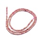 Natural Rhodonite Beads Strands, Round