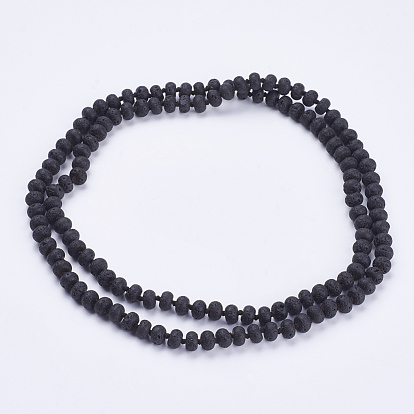 Pierres précieuses perlées multi-usage colliers / bracelets wrap, trois-quatre boucles bracelets, abaque