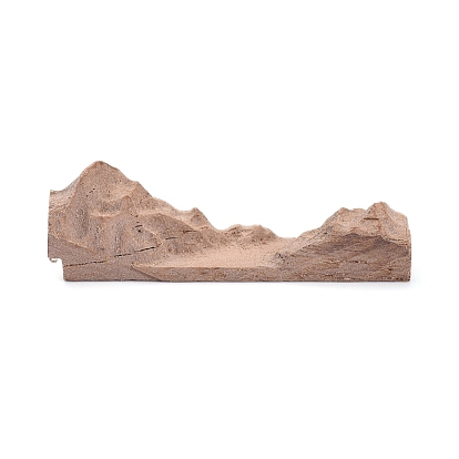 Montagne de bois de santal inachevée, pour résine époxy diy, fabrication de décoration de bijoux en résine uv