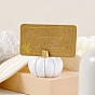 Pumpkin Shape Resin Name Card Holder, Business Card Holders, for Wedding, Birthday Party Table Number Sign
