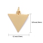 201 Stainless Steel Pendants, Manual Polishing, Inverted Triangle
