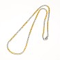 304 Stainless Steel Curb Chain/Twisted Chain Necklace Making, with Lobster Claw Clasps