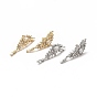 Boucles d'oreilles pendantes avec aile en zircone cubique transparente, bijoux en laiton de placage de rack pour les femmes, sans plomb et sans cadmium