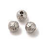 201 Stainless Steel Beads, Textured, Round