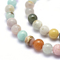 Natural Mixed Stone Beads Strands, Round